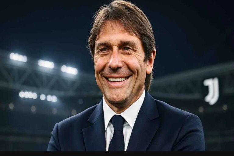 Antonio Conte nuovo allenatore Juve: foto IA