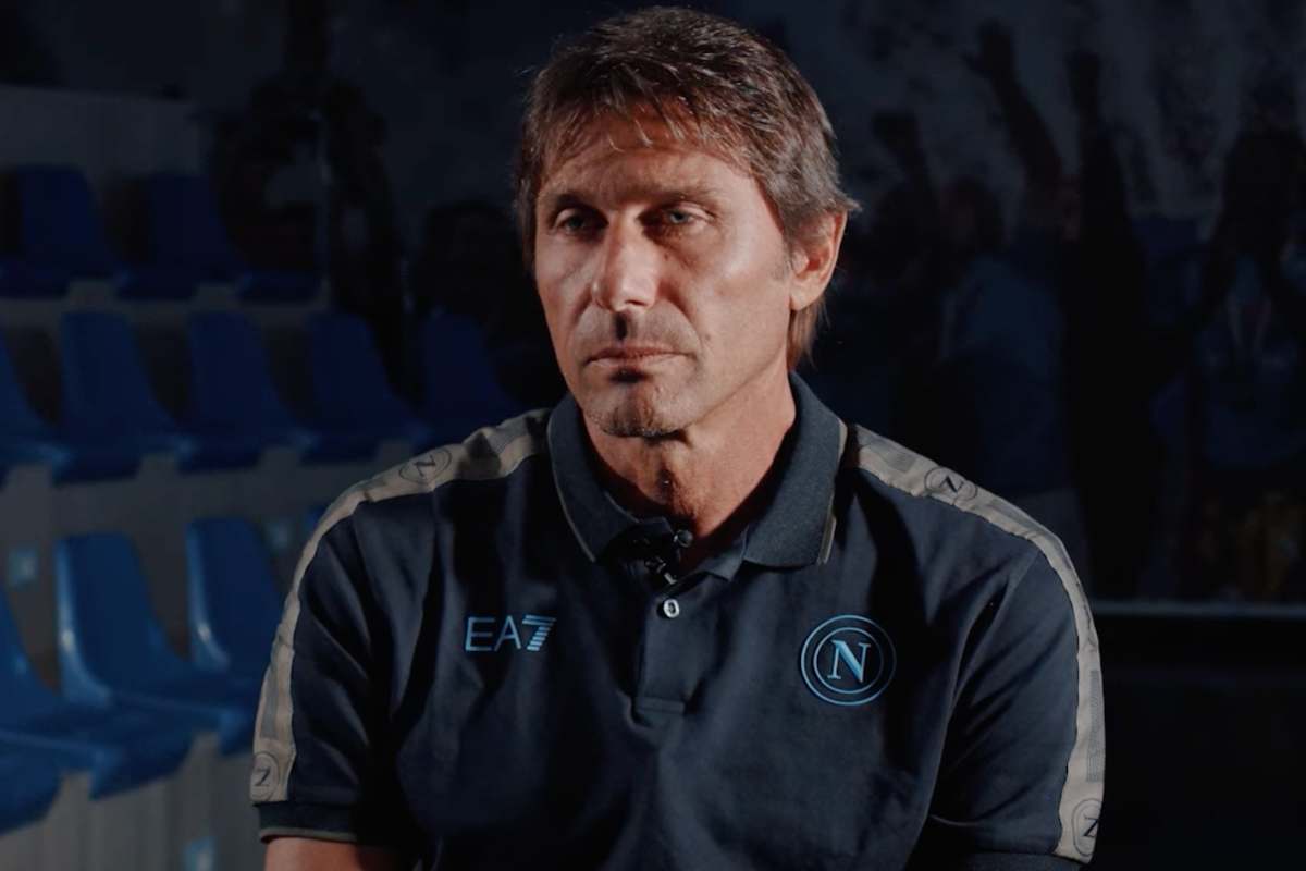 Conte si presenta ai tifosi del Napoli