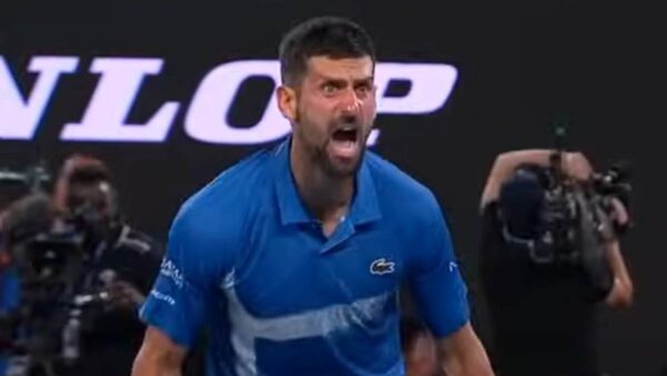 Djokovic urla