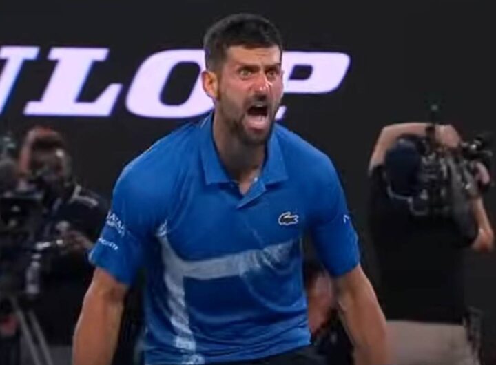 Djokovic urla