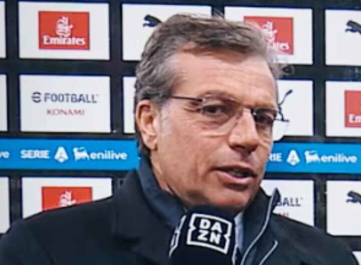 Giuntoli prima di una partita della Juve