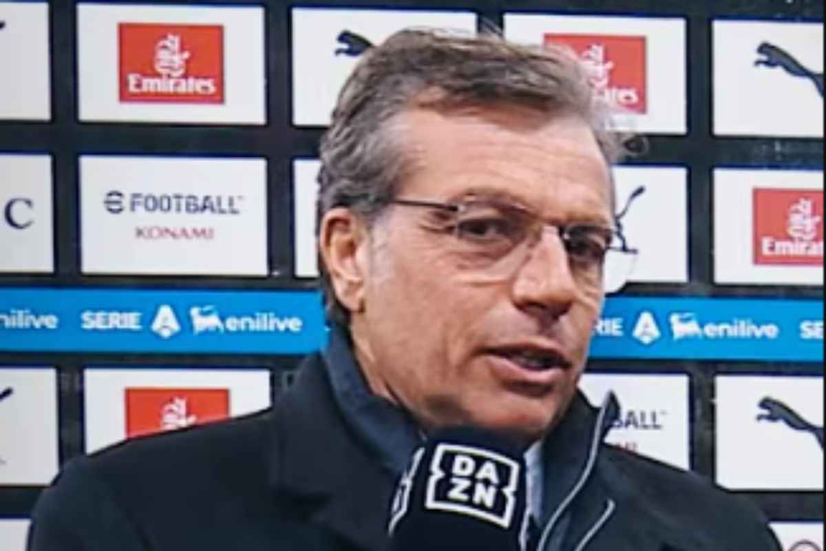 Giuntoli prima di una partita della Juve