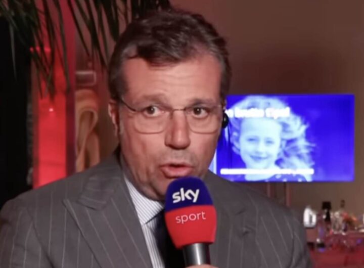 Giuntoli durante una intervista