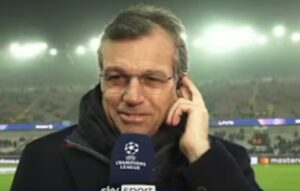 Giuntoli prima di una gara della Juve