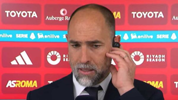 Tudor intervistato dopo Roma-Juve