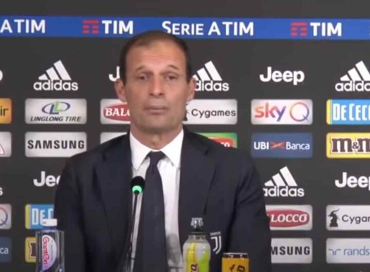 Max Allegri in conferenza stampa