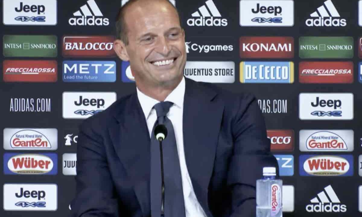Allegri sorride in conferenza