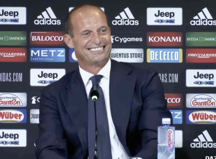 Allegri sorride in conferenza