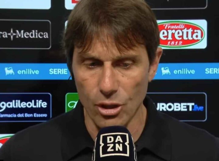 Antonio Conte ai microfoni di DAZN