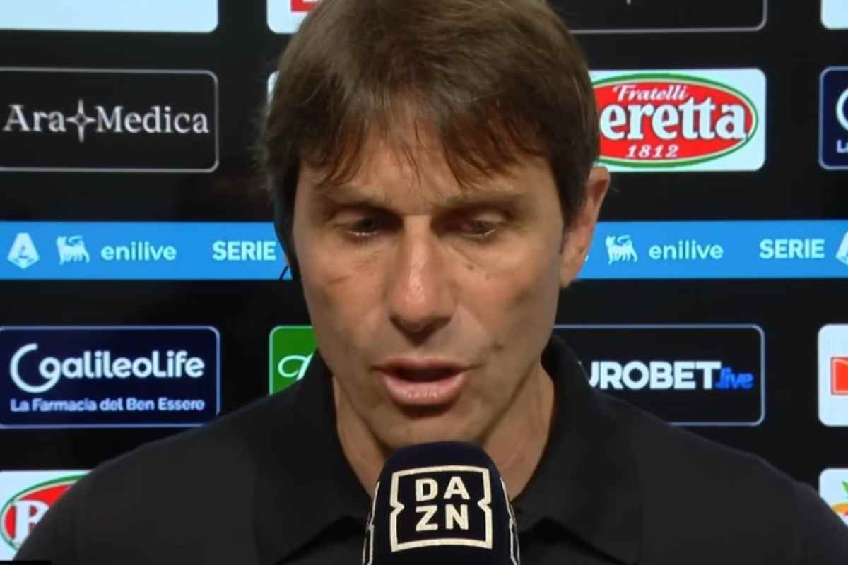 Antonio Conte ai microfoni di DAZN