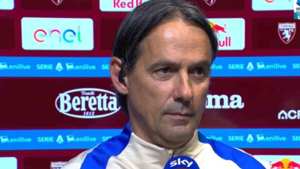 Simone Inzaghi ai microfoni di Sky
