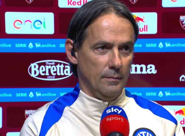 Simone Inzaghi ai microfoni di Sky