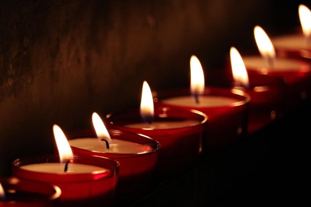 Candele lutto