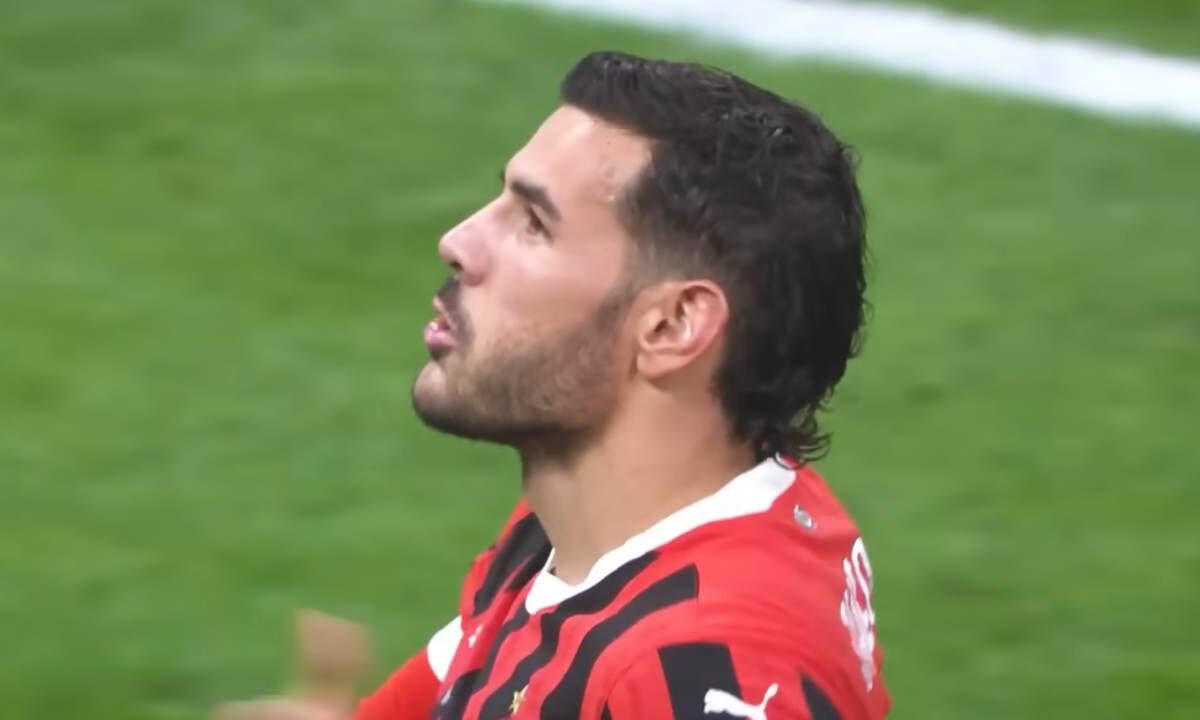 L'esultanza di Theo Hernandez