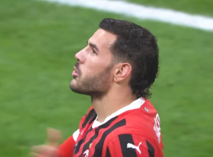 L'esultanza di Theo Hernandez