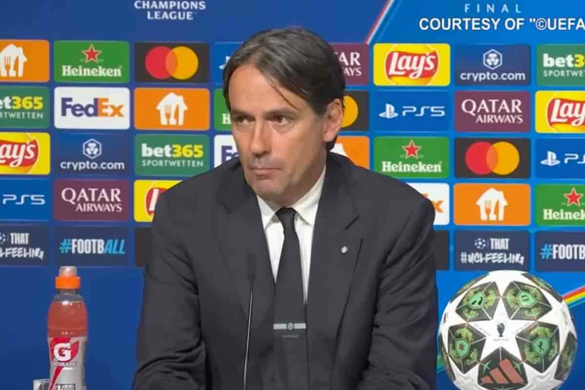 Inzaghi in conferenza