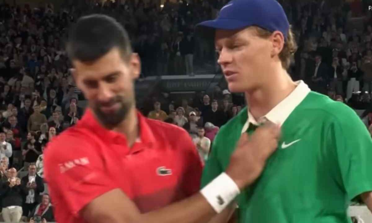 Jannik Sinner e Novak Djokovic