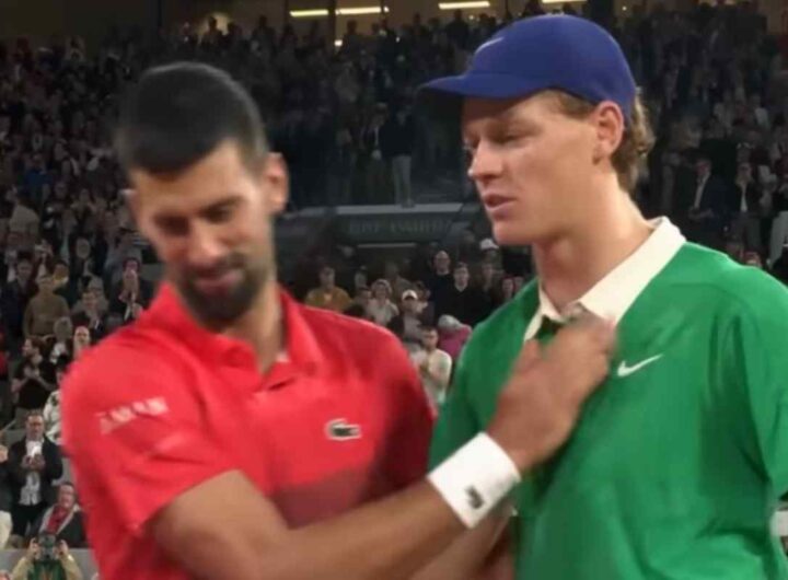 Jannik Sinner e Novak Djokovic