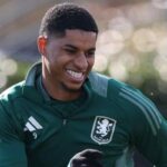Rashford in allenamento