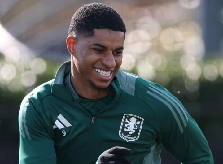 Rashford in allenamento