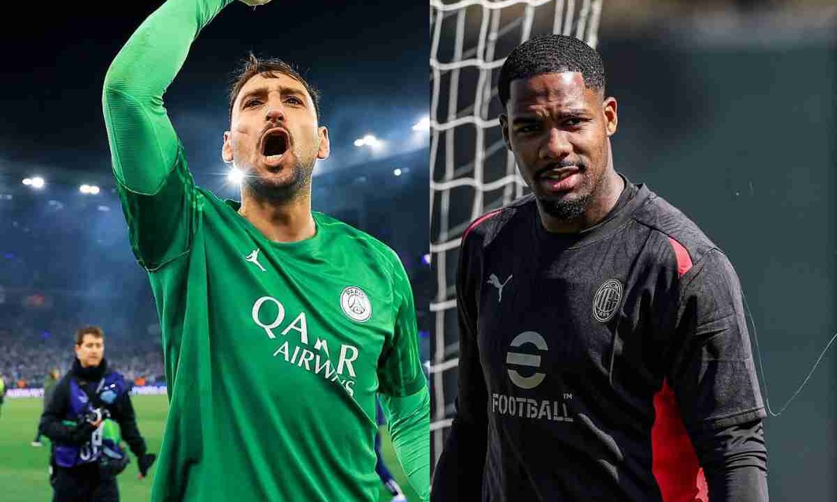 Gigio Donnarumma e Mike Maignan