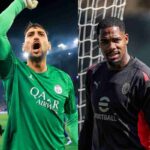 Gigio Donnarumma e Mike Maignan