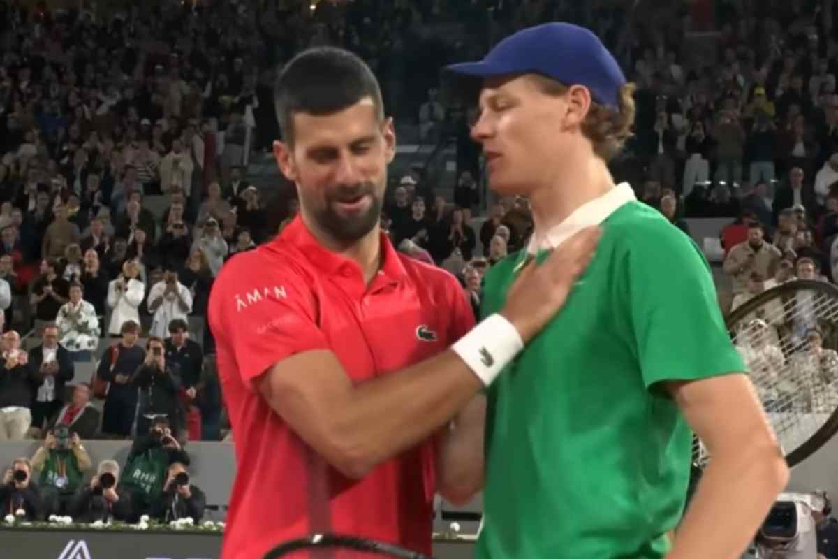 Novak Djokovic e Jannik Sinner