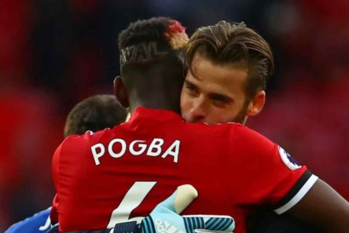 Paul Pogba e David De Gea
