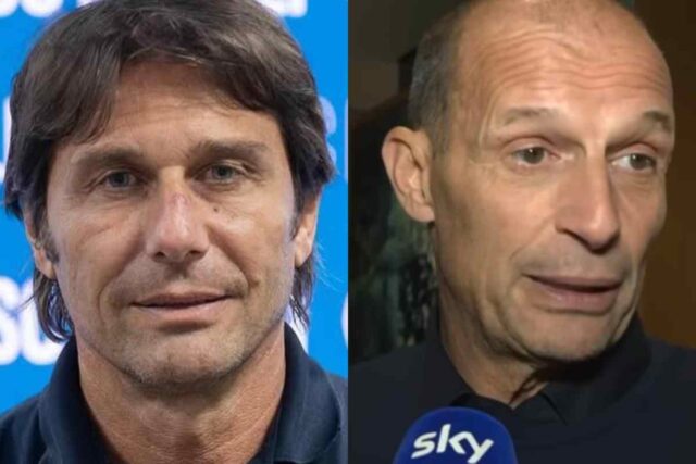 Napoli-Milan, così Conte beffa Allegri e gli soffia il colpo