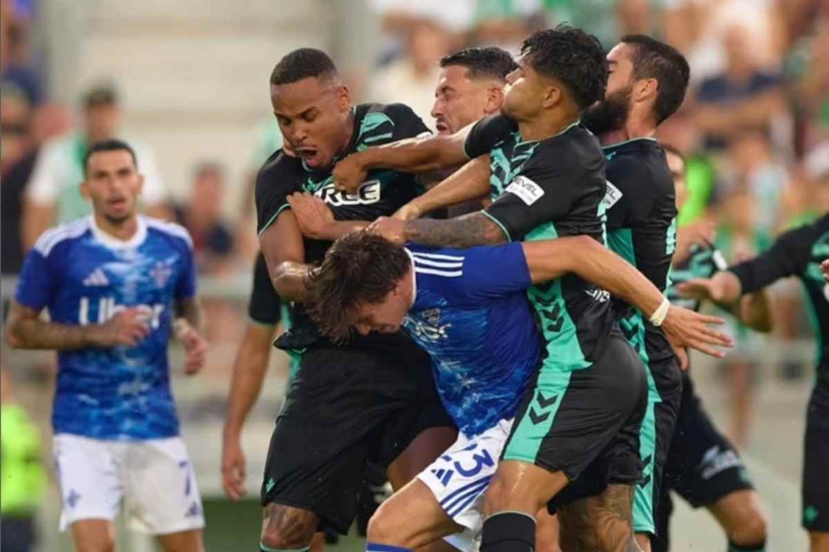 Rissa in campo sanzioni