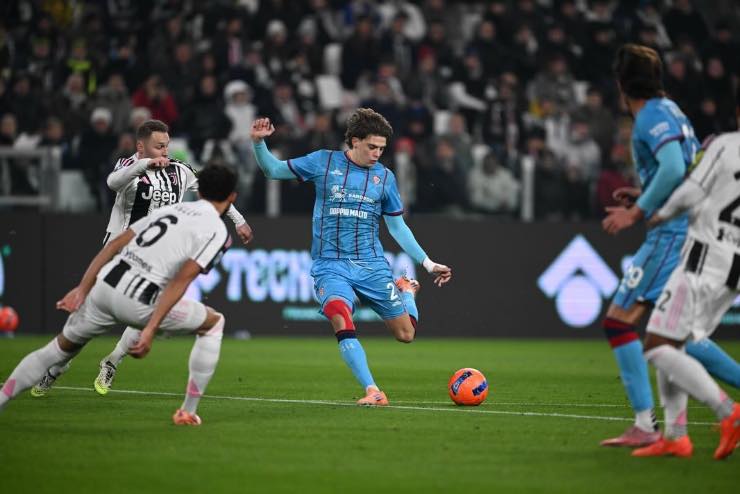 Marco Palestra contro la Juve