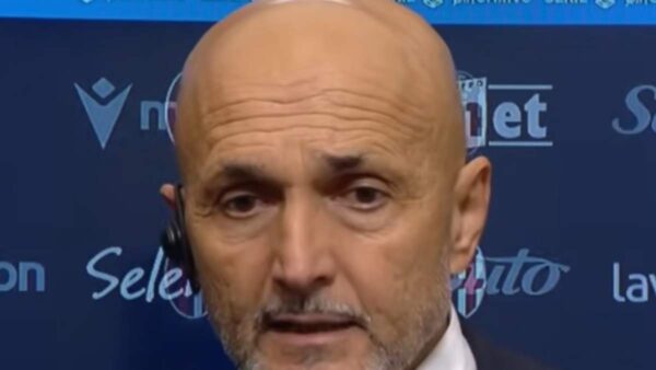 Luciano Spalletti in primo piano