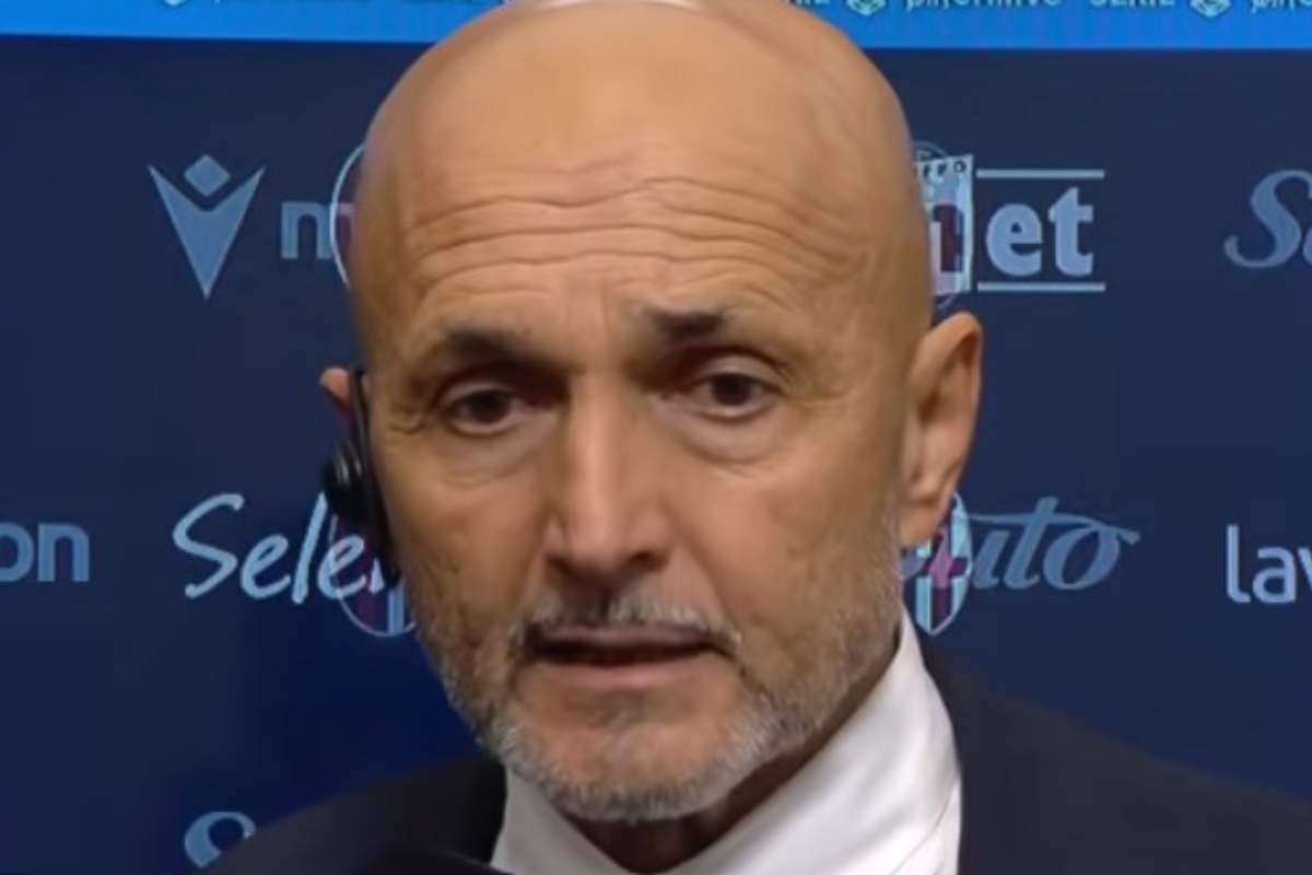 Luciano Spalletti in primo piano